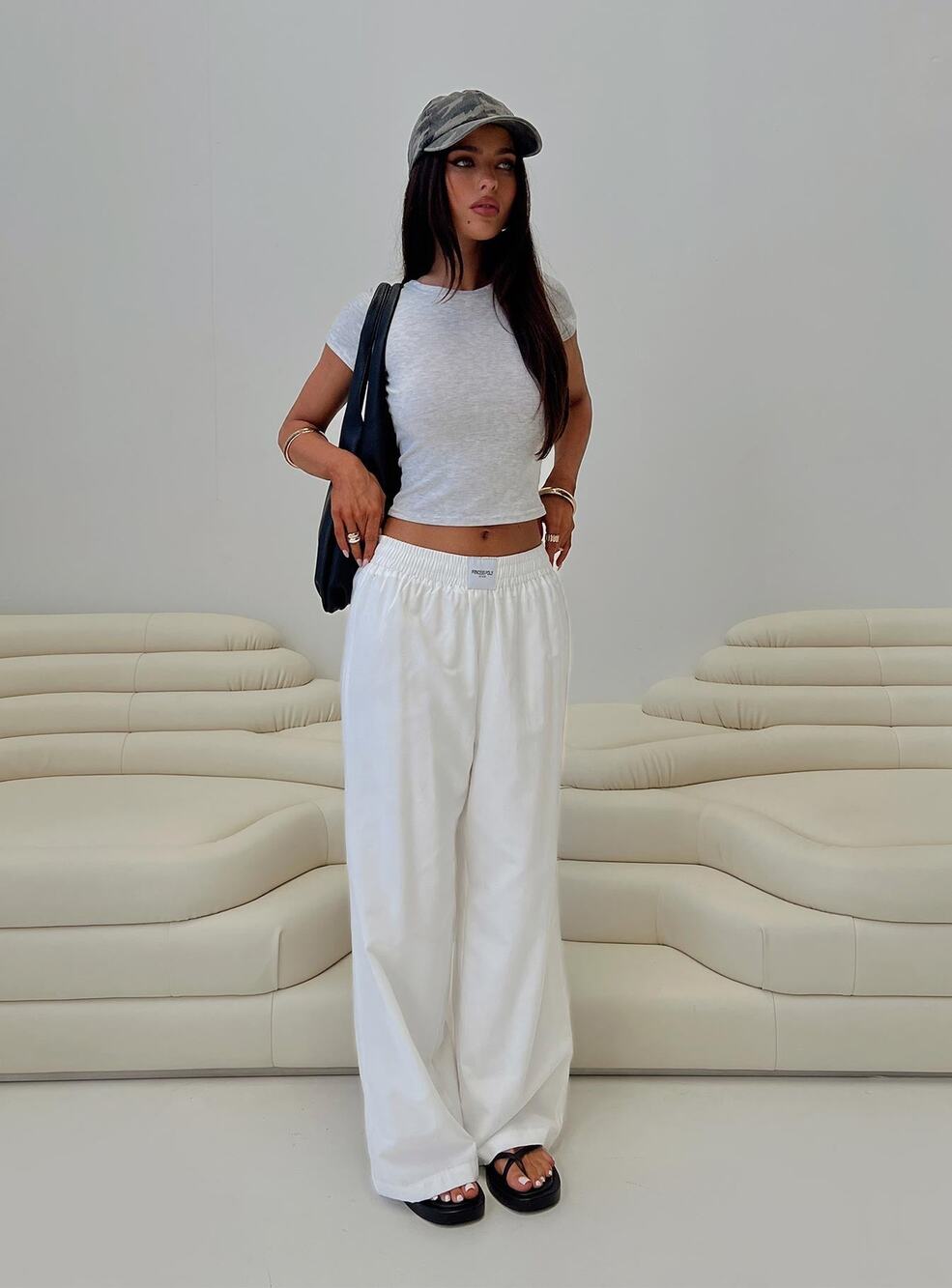 Princess Polly Beach House Staight Wide-Leg Pants - 2